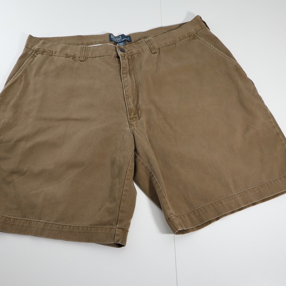 Polo by Ralph Lauren Other - Polo Ralph Lauren Prospect Short Mens 40 Brown Classic Chino Cotton Flat Front